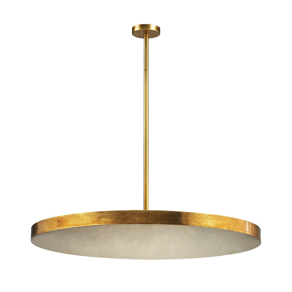 Laigne 4 Light Disc Pendant In Gold Leaf