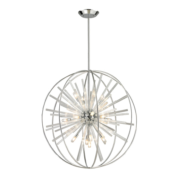 Twilight 15 Light Pendant In Polished Chrome