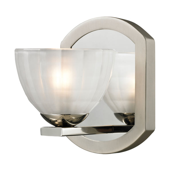 Sculptive 1 Light Vanity In Polished Chrome