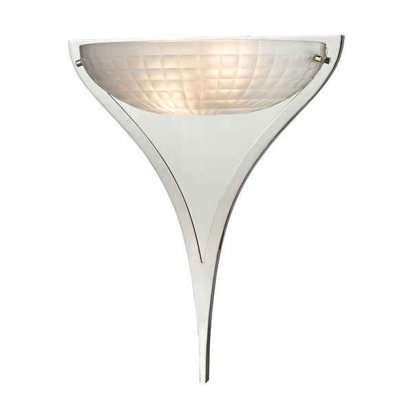 Sculptive 2 Light Wall Sconce In Polished Chrome