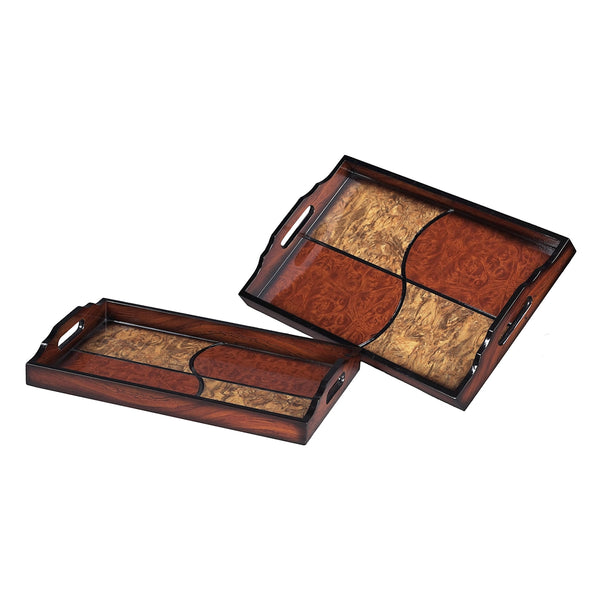 Quartered Trays - Set of 2