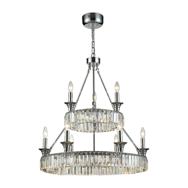 Manning 29 Light Chandelier In Polished Chrome