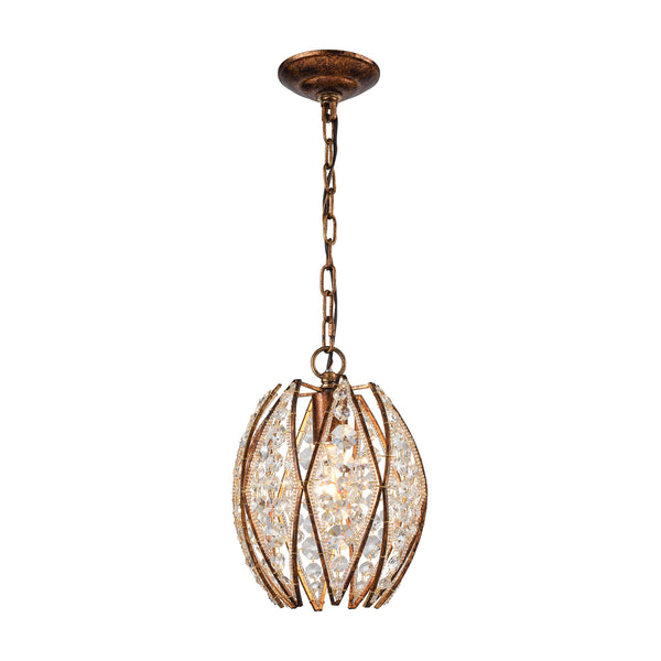 Kumbaya 1 Light Pendant In Spanish Bronze
