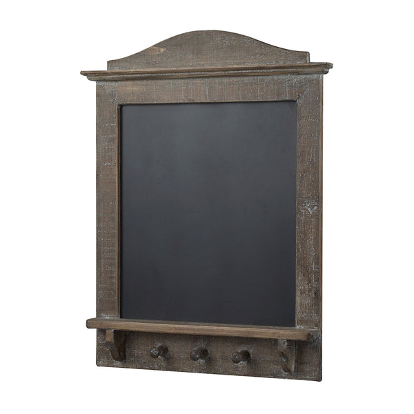 Message Board With Coat Hooks