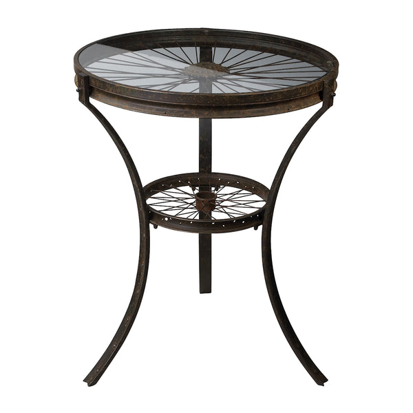 Industrial Style Railroad Side Table