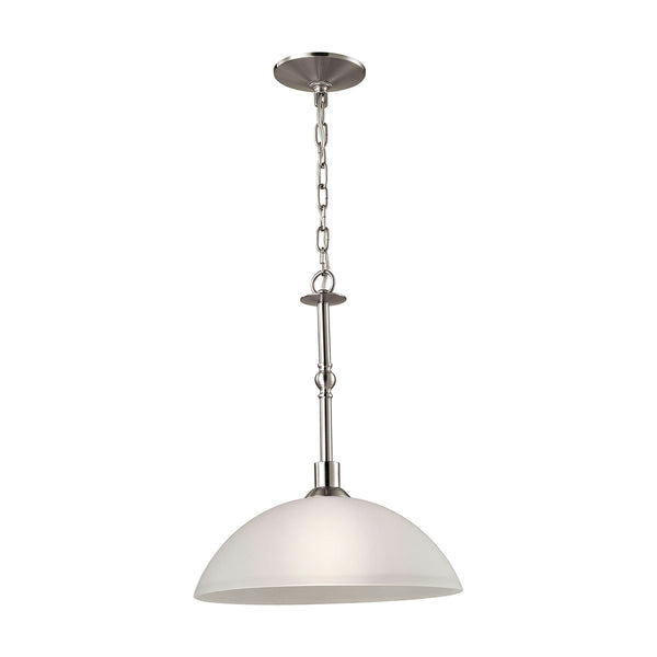 Jackson 1 Light Large Pendant In Brushed Nickel