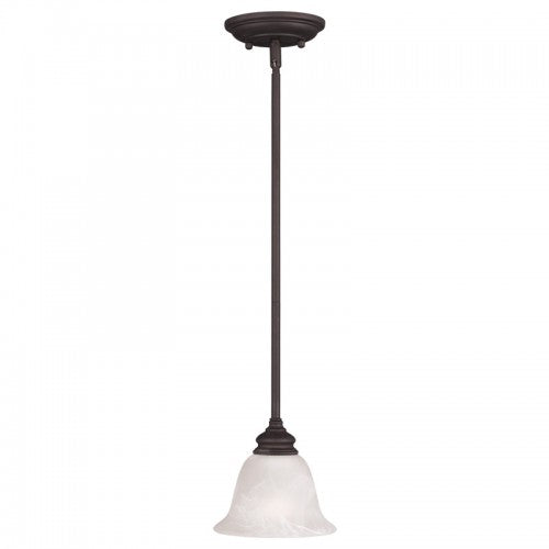Livex Lighting Essex 1 Light Bronze Mini Pendant