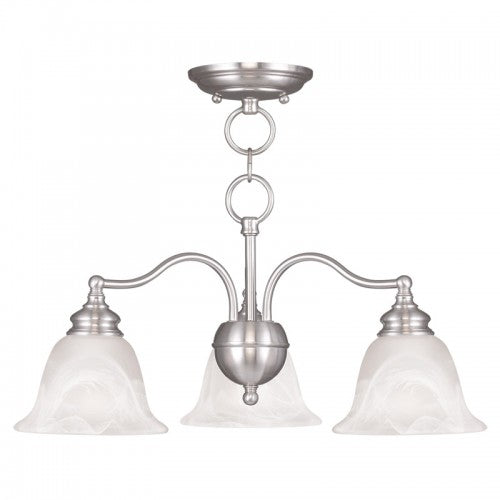 Livex Lighting Essex 3 Light BN Chandelier/Ceiling Mount