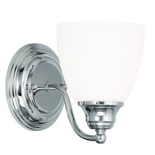 Livex Lighting Somerville 1 Light Polished Chrome Wall Sconce