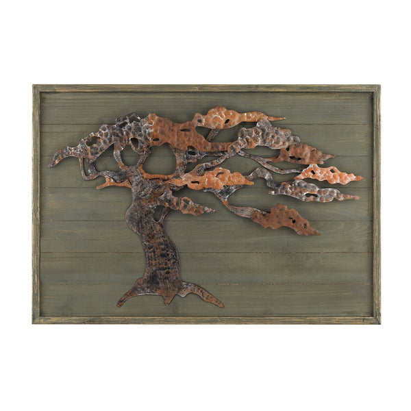 Wood And Metal Tree Wall Art