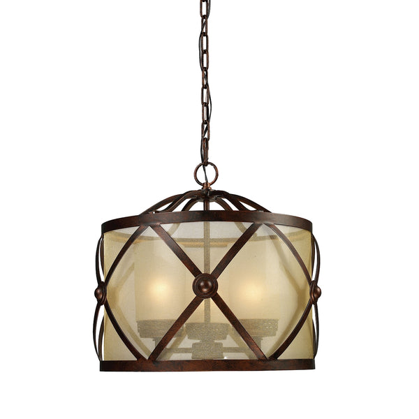 Cumberland 3 Light Chandelier In Classic Bronze