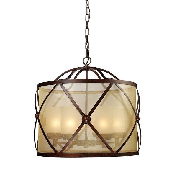 Cumberland 6 Light Chandelier In Classic Bronze