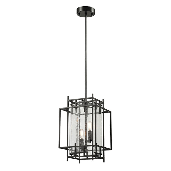 Intersections 2 Light Pendant In Oil Rubbed Bronze