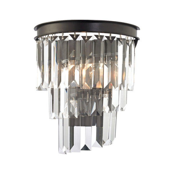 Palacial 1 Light Wall Sconce In Oil Rubbed Bronze