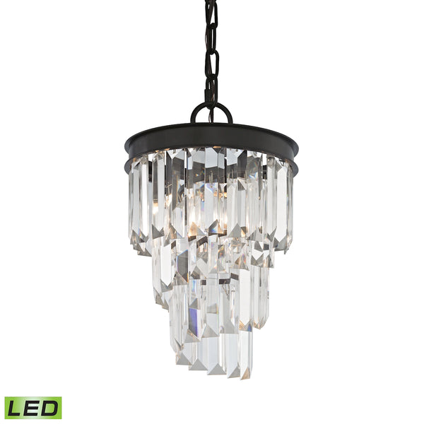 Palacial 1 Light LED Pendant In Oil Rubbed Bronze