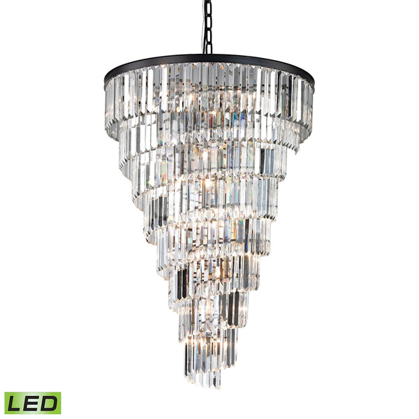 Palacial 14 Light LED Chandelier In Oil Rubbed Bronze