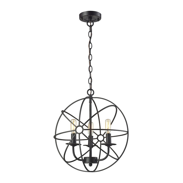 Yardley 3 Light Pendant In Oil Rubbed Bronze
