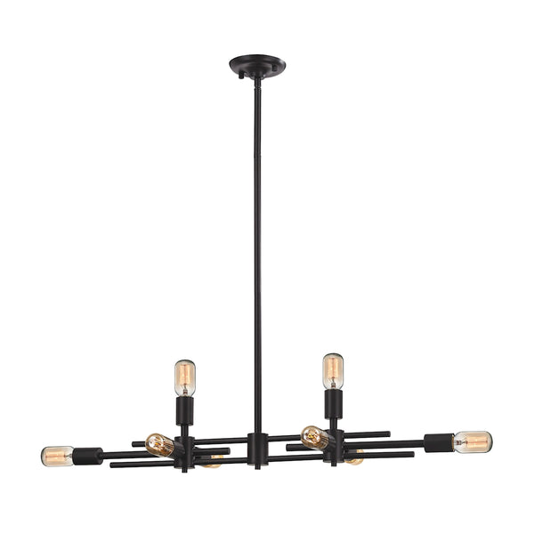 Parallax 8 Light Island In Oil Rubbed Bronze