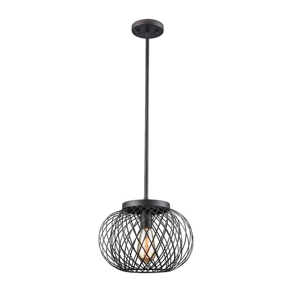 Yardley 1 Light Pendant In Oil Rubbed Bronze - Includes Recessed Lighting Kit