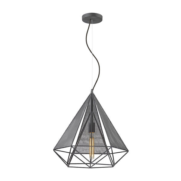 Geoweb 1 Light Pendant In Urban Concrete