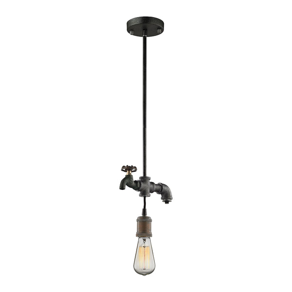 Jonas 1 Light Pendant In Weathered Multitone