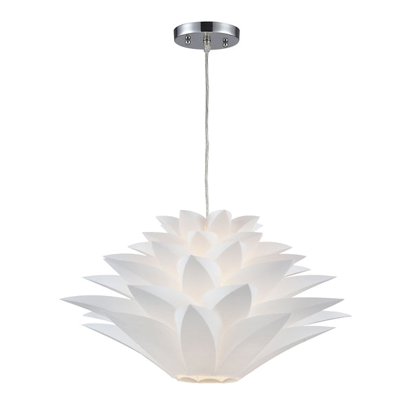 Inshes 1 Light Mini Pendant Lamp In White