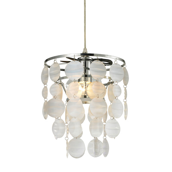 Huntly-Pearlescent Disks Mini Pendant