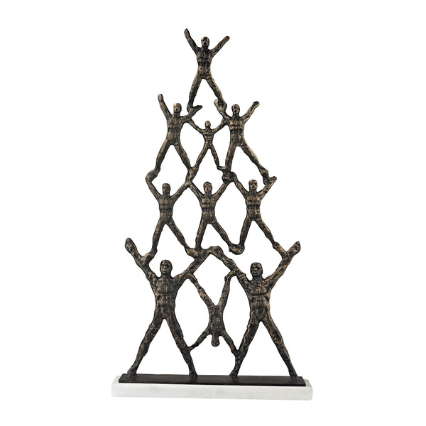 Troupe Sculpture In Cast Iron