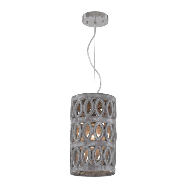 Pierced Grey Antique Lantern - Small