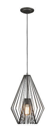 Z-Lite Quintus 1 Light Mini Pendant 442MP12-BRZ