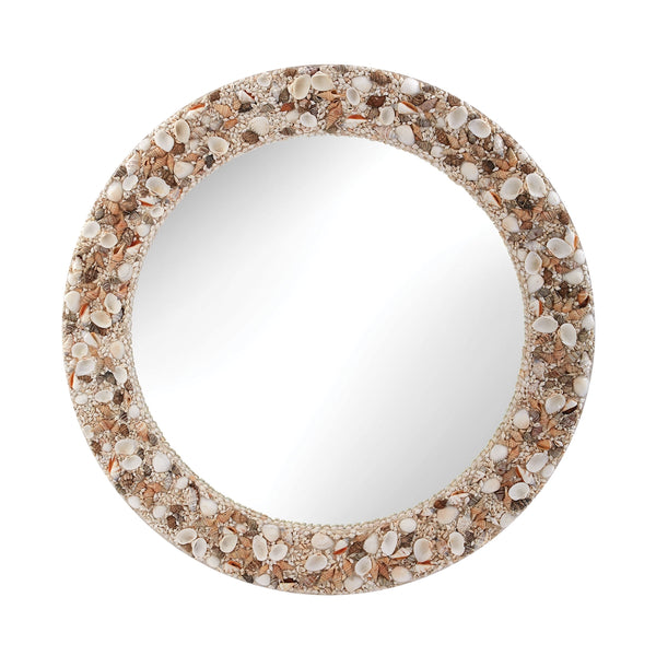 Round Shell Mirror