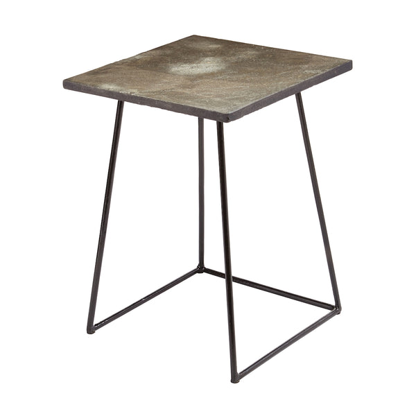 Linear Concrete Accent Table