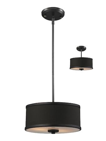 Z-Lite Cameo 2 Light Convertible Pendant 166-12