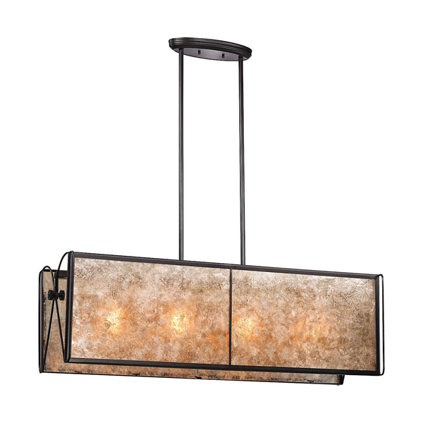 Capistrano 4 Light Chandelier In Oil Rubbed Bronze