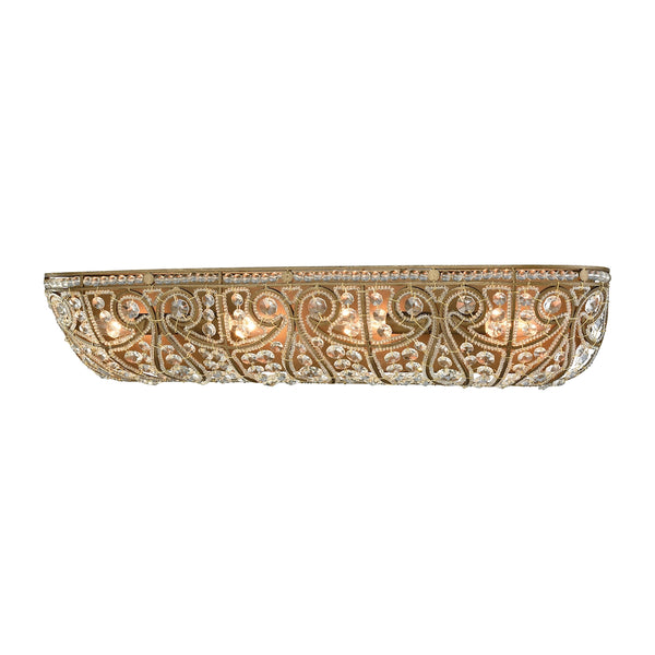 Elizabethan 4 Light Vanity In Dark Bronze