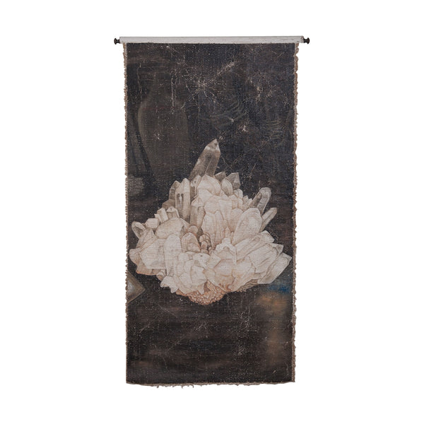 White Uranium Tapestry 26"X57"