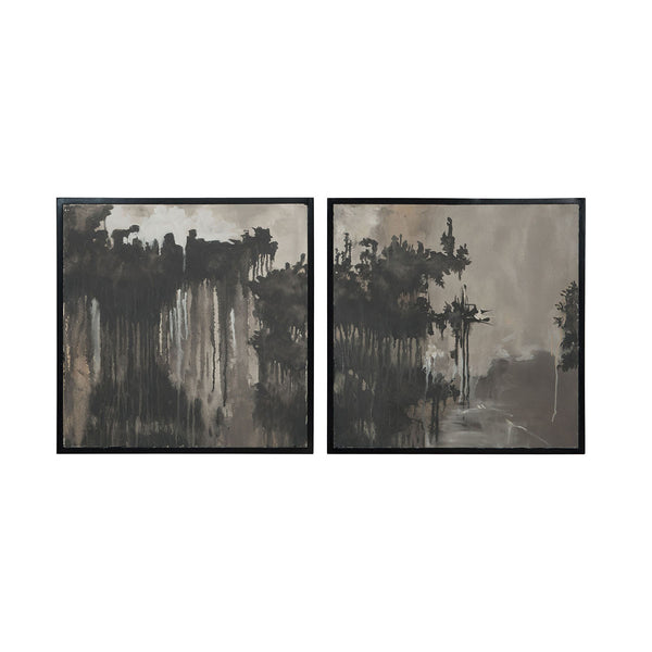 Shades Of Gray - Handpainted Art On Canvas