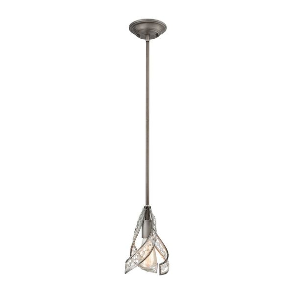 Renaissance 1 Light Pendant In Weathered Zinc