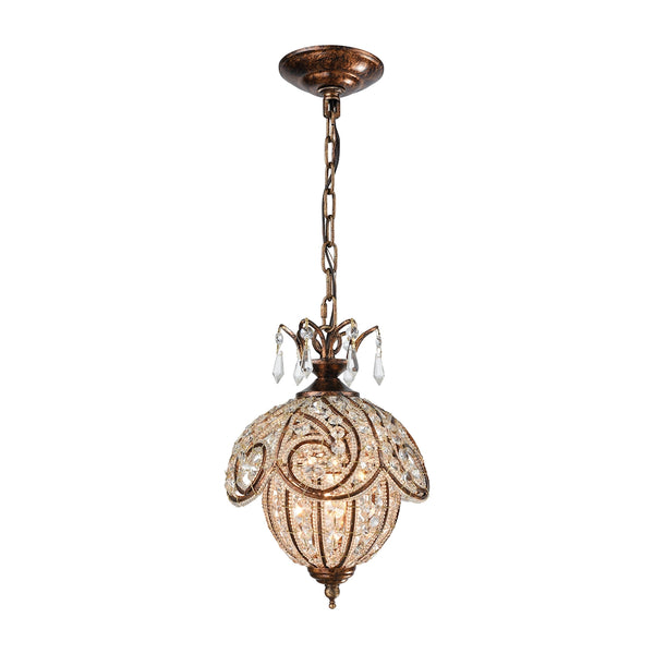 Jubilee 1 Light Pendant In Spanish Bronze