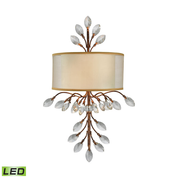 Asbury 2 Light LED LED Wall Sconce In Spanish Bronze