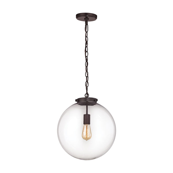 Gramercy 1 Light Pendant In Oil Rubbed Bronze
