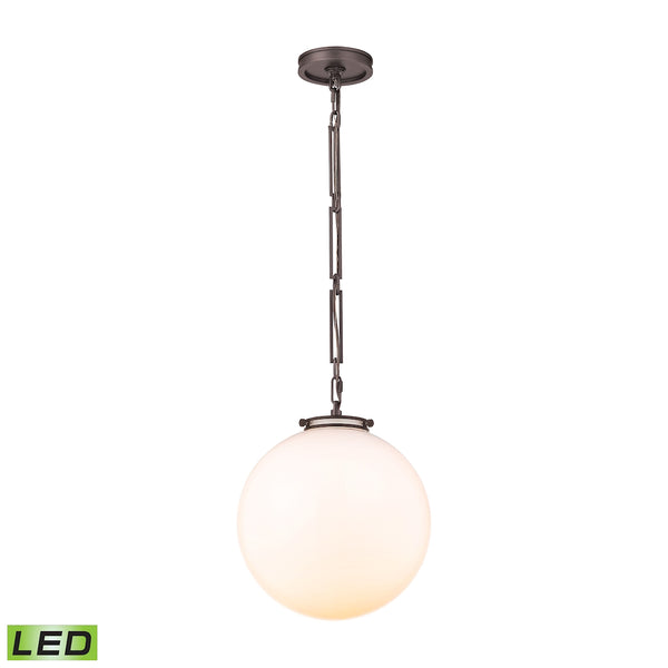 Gramercy 1 Light LED Pendant In Oil Rubbed Bronze