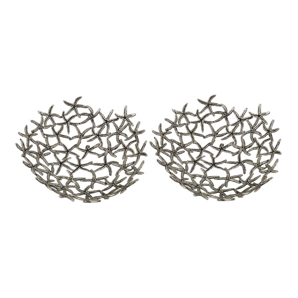 Hand Forged Silver Starfish Bowl