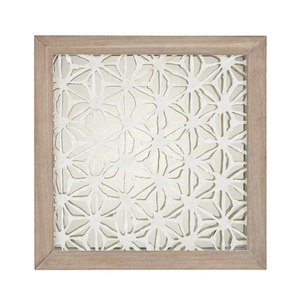 Natural Fibers-On-Foil Wall Decor