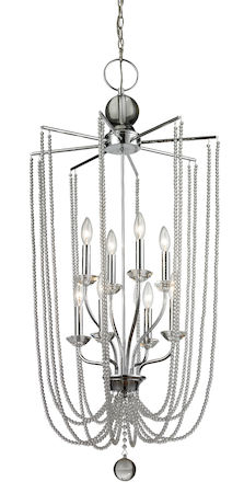 Z-Lite Serenade 8 Light Pendant 429-8C-CH