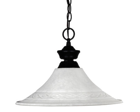 Z-Lite Shark 1 Light Pendant 100701MB-FWM16