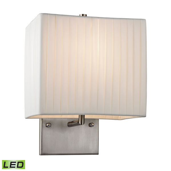 Hayden 1 Light LED Wall Sconce In Brushed Nickel