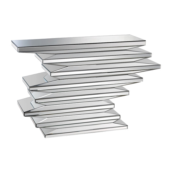 Stacked Mirror Console