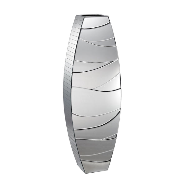 Wrapped Glass Mirror Vase