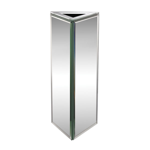 Triangular Mirrored Vase - Small